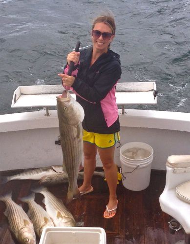 Cassandra with a nice striper...