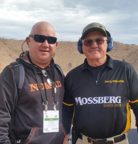 Industry Day at the Range visit with O.F. Mossberg & Sons, Inc. to see the 940 JM PRO & MC2c. Lucky to have World Record Shooting Legend, Jerry Miculek tells us about about his design inputs on the new 940 JM Pro. The 940 JM Pro was super fast-cycling and the MC2c would be great conceal carry choice. #SHOTShow2020 #Mossberg #JerryMiculek #Shooting #FinandField