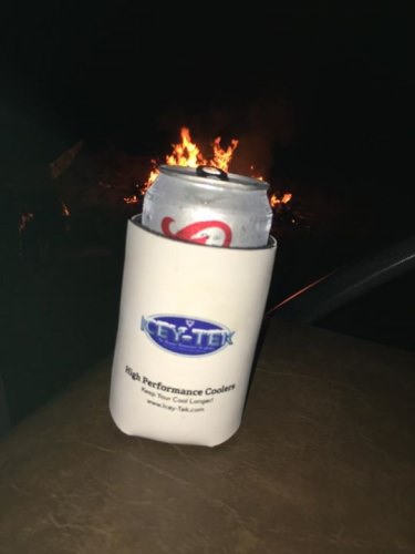 No matter how hot it is Icey-Tek Coolers will keep your beverages ice cold!! #racknine #iceytekcoolers