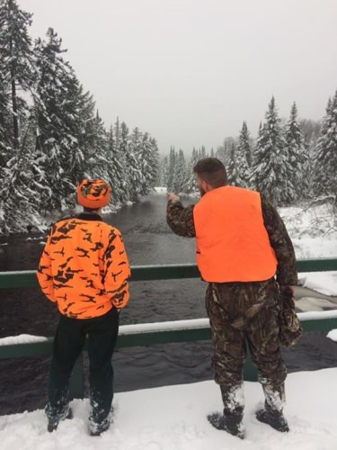 Hunting along the banks of the Grasse River in search of an Adirondack mountain buck.