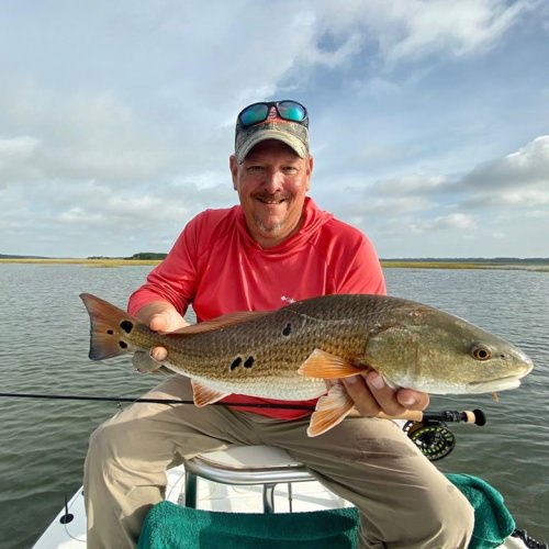 Awesome redfish fishing the marsh flats in Jacksonville Florida with Captain Andrew Mizell. @sageflyfish @rioproducts #redfish#Florida#saltwater