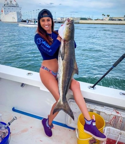 Nicole Spenc got a nice one! #Fishing #GirlsWhoFish #Adventure #FinandField