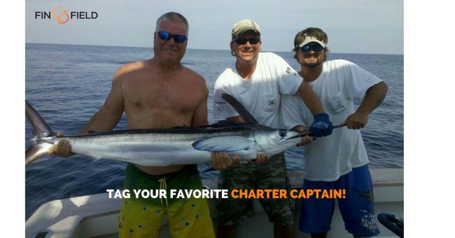 Can you guess which captain this is from?
Who’s your favorite #CharterCaptain? Tag him & let him know so he can get listed on Fin & Field, and you can give him an awesome review…and don’t forget to LIKE our page, we love that!

We also have a really cool contest for you to enter. You can win a $100 Cabela’s gift card and Fin & Field trucker’s cap each week. Grand Prize: $600 hunting / fishing trip. $1000 in prizes each month!
Click HERE >> http://bit.ly/20Ldwpm
If you love to hunt & fish, then you’ll love Fin & Field. Hurry & enter the contest before we select our next winner. It could be you!
Click HERE >> http://bit.ly/20Ldwpm