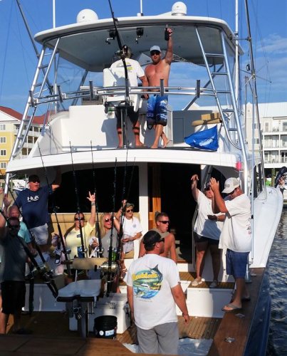 Happy Crew! Backlash Sportfishing #WMO #FinandField