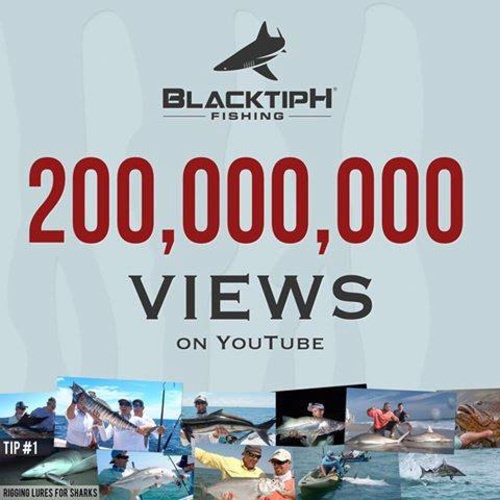 BlacktipH videos have been watched 200,000,000 times...chances are you have seen these exciting videos yourself. But did you know you can book a fishing trip with a BlacktipH endorsed guide? Just visit the BlacktipH Adventure Series http://bit.ly/2ouRJcg to browse the endorsed guides. 

You can also visit the #BookWithTheBest Giveaway for a chance to win a $5000 booking credit! http://bit.ly/2xgc1I2

BlacktipH | #BlacktipHAdventureSeries | #Endorsed | #FishWithTheBest | #BlacktipHSaturdays