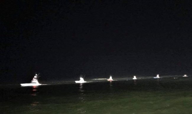 Day 1 of the White Marlin Open is always special. Hundreds of boats go thru inlet, hundreds of spectators lining the shore, and millions of $$$ up for grabs. #WMO #OCMD #Fishing #NeverASpectator #FinandField #PapasPilar