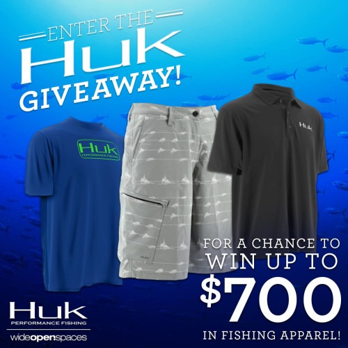 Who could use some new fishing apparel? We're giving away $700  worth of Huk Gear to 15 lucky winners!

ENTER HERE-----> http://bit.ly/1HbYD3w