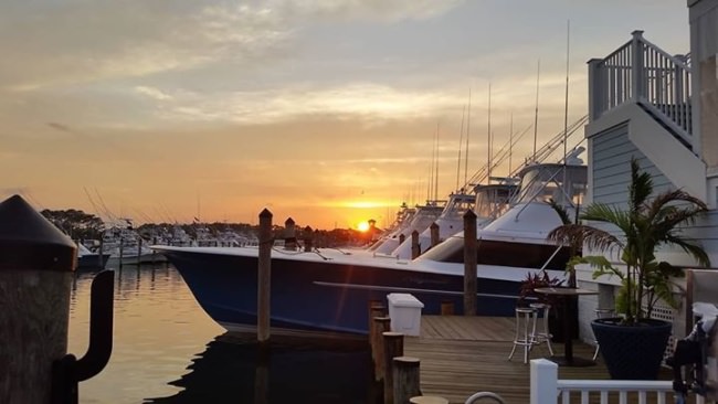 The calm.before the storm. Most of the fleet will be fishing the next 4 days. #MillionDollarMarlin #FinandField #OCMD #WMO