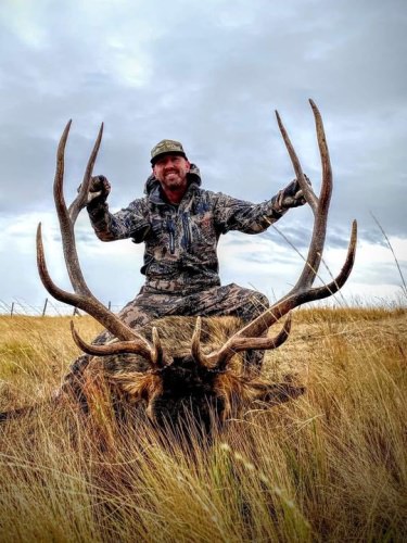 Bravo on this big Idaho Bull! #Hunting #BolderCreekOutfitters #Elk