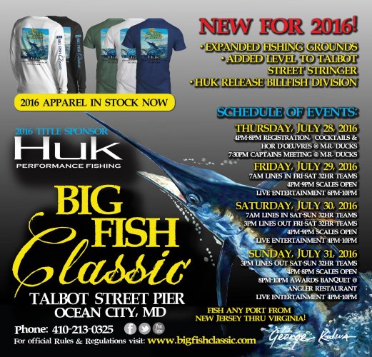 New Record at Huk Big Fish Classic. 67 boats chasing over $333,000 in prize money. #BFC #Huk #FinandField #Fishing #OC #MD