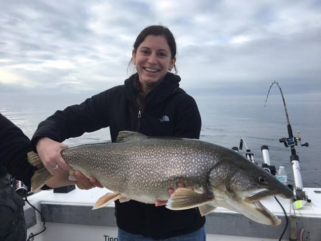 Lake Ontario is famous for salmon fishing, but the lake trout and brown trout fishing can be really amazing as well. Here is a healthy lake trout courtesy of Good Times Sportfishing (http://bit.ly/2otcIe0). And you can stay at the famous Selkirk Lighthouse at the Salmon River Lighthouse & Marina (http://bit.ly/2oUnStZ).