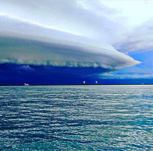 Not best view for a boater. #Fishing #FiredUp #Adventure #FinandField