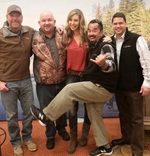 Awesome meeting with adventure series partners Julie Mcqueen, Daniel Lee Martin, and Fly Navarro! Check out Till Death and Fly Zone Approved Adventures at https://www.finandfield.com/series

#Adventure | #Hunting | #Fishing | #SHOT2017 | #FinandField |
Till Death Do Us Part | #FlyZone | #BookATrip