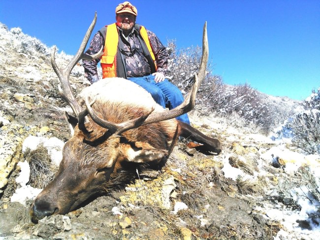 Nice Colorado Bull Elk. Way to go Mark. #Hunting #FinandField #Elk #Colorado
