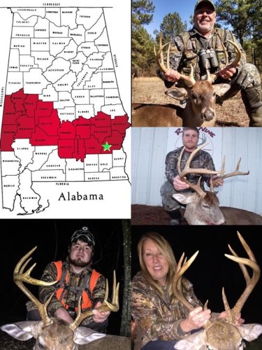 Alabama’s Rut is going to get started next month!! We have 3 & 4 day hunts available call us and book your hunt.  -678-326-8877-