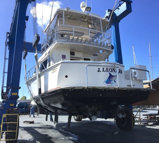 What did you do over President's Day weekend? We surveyed the 43' Mikelson down in San Diego!