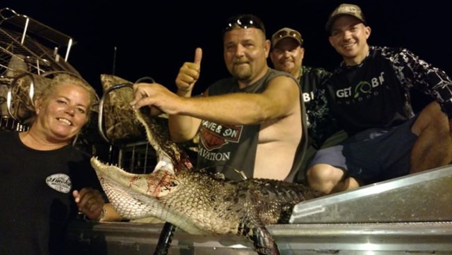 Had a blast guiding Dave to his trophy gator! He was happier than a kid on Christmas morning. Genuine good people like Dave and his wife...by far the best part of my job!  #brohug #floridagatorhunting  #getbitoutdoors #gatorhunt #ilovemyjob  www.floridagatorhunting.com