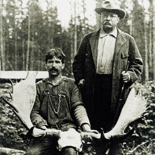 Nice old school photo ofTheodore Roosevelt Hunter-Conservationist. #Hunting #Conservation #Teddy #Adventure #FinandField