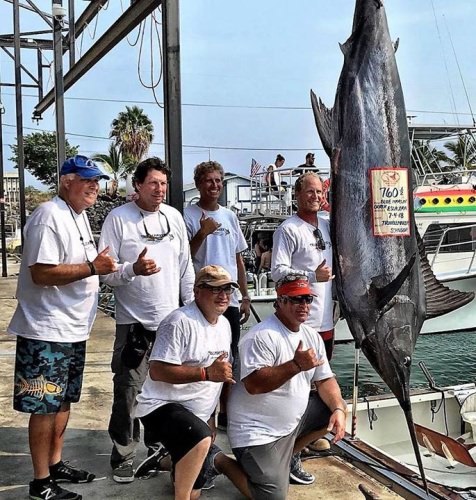 Team Trouble Maker wins the Blue Marlin World Cup with 760.5 pound Blue out of Kona which is rumored to be worth over $1,000,000! #BlueMarlin #WorldCup #Kona #Fishing #FinandField Fly Navarro