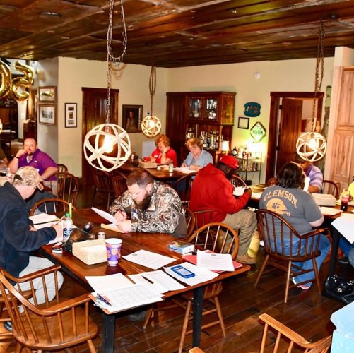 WOW! What a CWP class.  We had 13 students who endured 5 hours of classroom instruction, passed two 25 question exams on the legal aspects of concealed carry and firearms safety, and passed a 50 round live fire practical exam-ALL under my watchful eye. These type classes with this type instruction/training is what ALL people need before they carry concealed. Congratulations!  #redblufflodge #sccwp #concealedcarry 
 @ Red Bluff Lodge