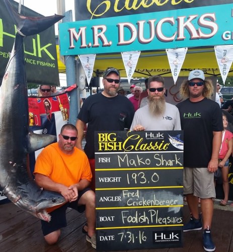 Bravo to our top boats in Ocean City on a great 2016 Huk Big Fish Classic. Congrats to the anglers & Capt. Dale Lisi of Foolish Pleasures Big Game Fishing, Capt. Sean Welsh of Restless Lady Charters, and Capt. Kyle Peet of No Quarter Sportfishing for taking home some of the $333,000 prize money. Capt. Joe Drosey & Crew from Rhonda Osprey got bumped the last day. Learn more about OC at www.finandfield.com/destinations. #BigFishClassic #MRDucks #Huk #Fishing #Marlin #Tuna #Wahoo #FinandField