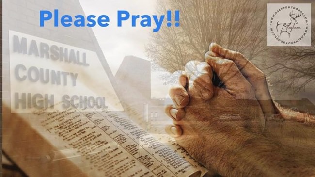 Our thoughts and prayers go out to the families of Marshall High!!!! #marshallhighschool