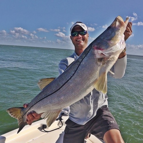 Anyone want to go snook fishing? Book a trip at www.finandfield.com. #Fishing #FinandField #Snook