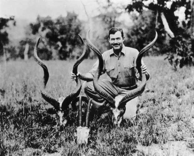 Classic photo Big Papa on safari in 1934. #DreamBig2016 #OutdtoorAdventureTrips #Hunting #Fishing #FinandField