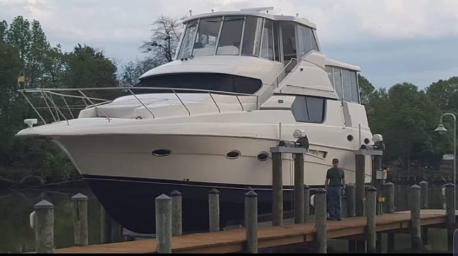 Caption this! 
#BiggerBoatLift #Boating #FinandField