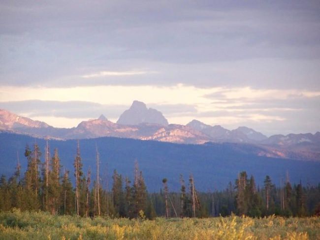 Tetons from Belcher Region