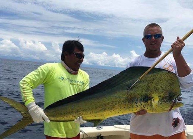 Don't be shy, brag a little. Send us your photos so we can show 'em off - myadventures@finandfield.com

Here's a personal best Mahi for Doug.

Fin & Field Trophy Corner - http://bit.ly/2cQiccc

#Fishing #Hunting #TrophyCorner #BraggingRights #FinandField