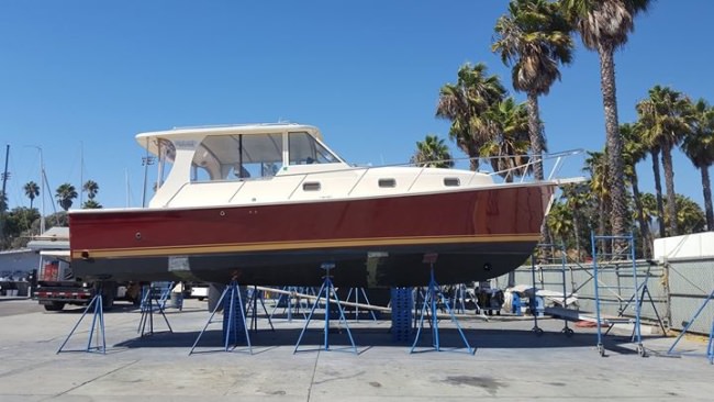 Welcome REDDY to Santa Barbara! Happy owners will splash into their new slip tomorrow. Seacoast loves helping clients find & transfer into their perfect slip, let us know when YOU are ready for a SB slip!