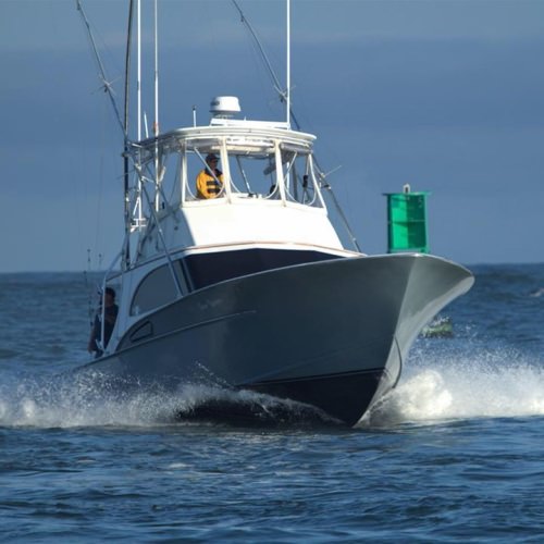 Game Changer Sportfishing running in after great day on the rip. Book your #GameChanger fishing adventure at Fin & Field. #OCMD #Fishing #FinandField