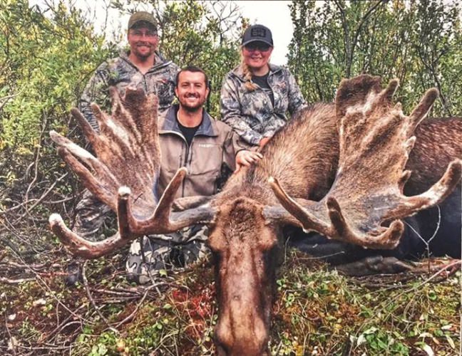 Big Game Hunting Adventures (http://bit.ly/2x8a1Ae) got on the board early wit this trophy moose!