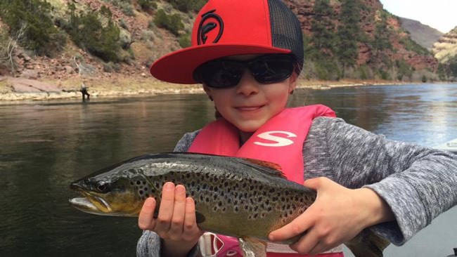 Ireland went fly fishing and landing her first trout! #futureisbright #makingmemories #fishing #adventure #finandfield