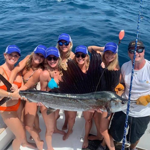 Capt. Joe of Osprey Offshore Charters Fishing put the girls from OC on the fish! #Osprey #Offshore #Fishing #Adventure #FinandField