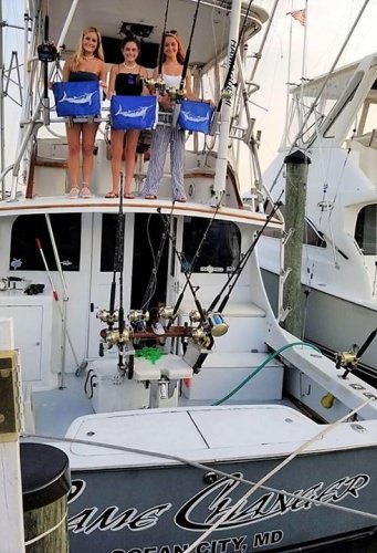 Get in the Game! Game Changer Sportfishing has been on fire in July. Book your trip now! #GameChanger #Sportfishing #OCMD #FinandField
