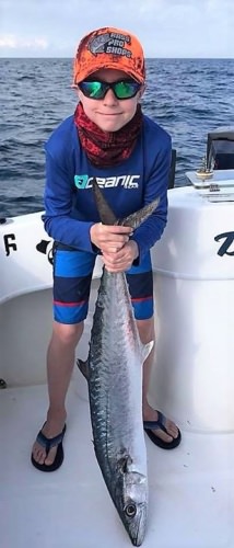 What was your best day fishing as young angler? This future Captain - Jaxon had an awesome fishing adventure with Bouncer's Dusky 33 of our Fly Navarro adventure series! Couple of sailfish, bonitos, hammerhead, and more. You should be booking your SFL fishing trip at www.finandfield.com

#Bouncer | #FlyZone | #Fishing | #FinandField