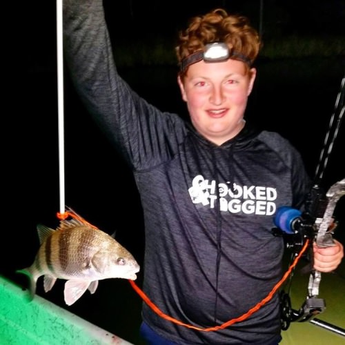 Black drum with the bow! 🤫
.
.
.
#blackdrum #bowfishing #destinflorida #springbreak #beach #vacation #cajunbowfishing #carolinaskiff #panhandlefishingcharters