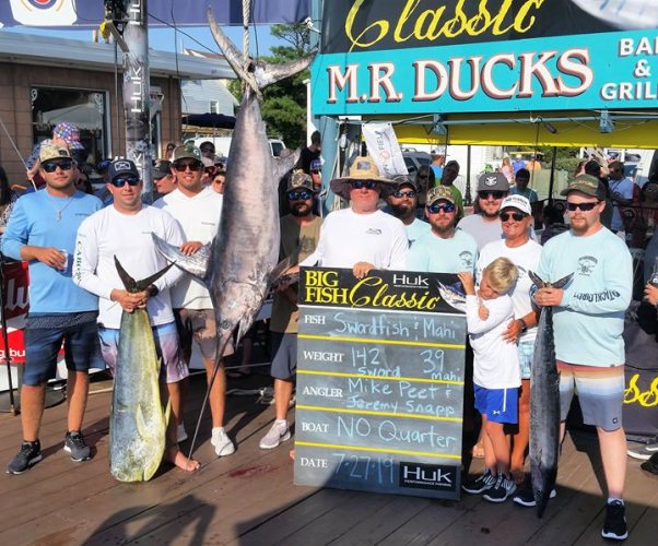 Huk Big Fish Classic is this week.  Call 443-783-7410 to sign up by phone from 12-2pm at Monday Tuesday Wednesday and Thursday!!!! Then onsite M.R. Ducks & Talbot Street Pier  12-8pm on Thursday. #BigFishClassic #OCMD #FinandField #MRDucks