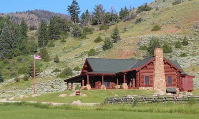 How long would you stay? This is working ranch with trout fishing and tons of hunting options.  Give our friends at Wood River Ranch at call - 844-345-1036! #Wyoming #Hunting #Fishing #Adventure #FYNA #FinandField