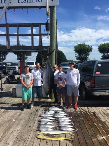 Brayden almost had the World Record his fish weighed 248 pounds the current jr record is 236 but we had to pass the rod down from the bridge which disqualified it
Still a great catch for a 14 year old