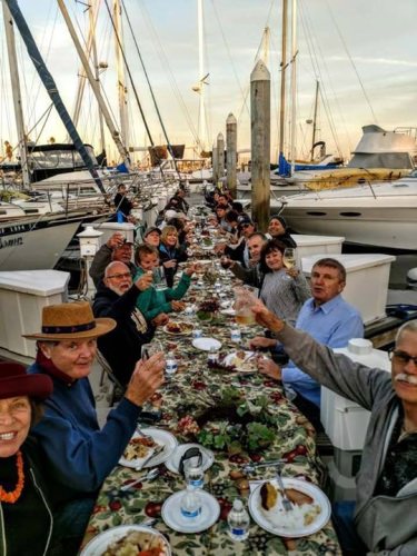 We love seeing people come together on the docks for the holidays! This long running H-dock tradition is one of our favorites. We hope everyone has a safe and happy Thanksgiving weekend!