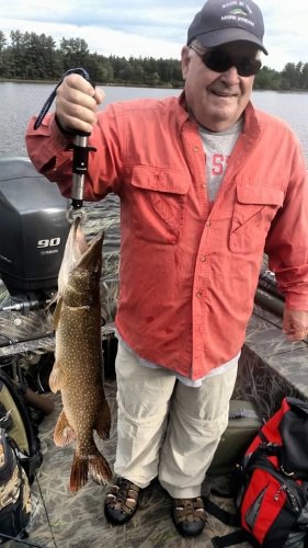 Fishing with the veterans from Back in the Maine Stream today