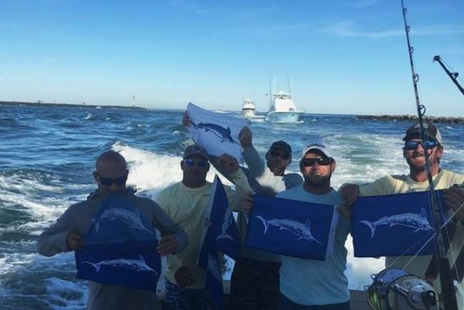 Rhonda's Osprey Charter Fishing had an exciting 1st day in the MidAtlantic! 4 White Marlin, 2 Spearfish, and a Blue Marlin. Book your Ocean City fishing charter with Capt. Joe at www.finandfield.com/destinations. #Fishing #OCMD #RhondaOsprey #MidAtlantic #FinandField
