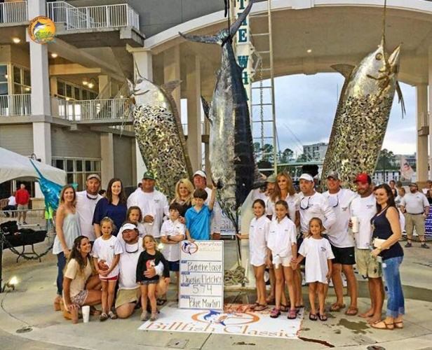 Current 1st place fish is a family affair at the Orange Beach Billfish Classic! #BlueMarlin #Fishing #Adventure #FinandField