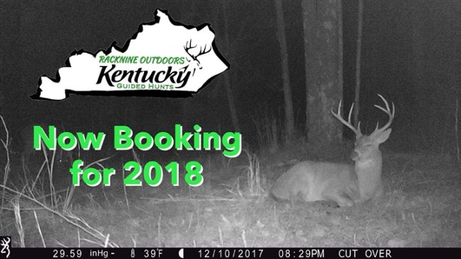 If you snooze you lose!! Plan your 2018 Vacation with Racknine Outdoors LLC!!! 
www.rack9outdoors.com