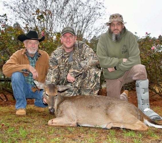 The Hill boys came in camp with guns blazing and shot 10 times during a three day hunt! #redblufflodge #scdeerhunting #familyhunting