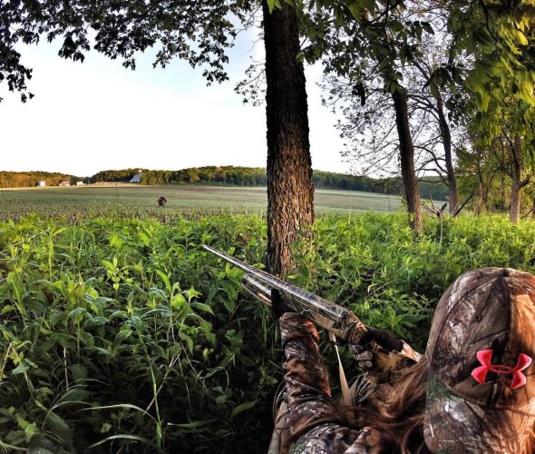 Friday the 13th! How is your office view? Krysten McDaniel's looks promising. #Hunting #Adventure #UAHunt #Realtree #Benelli #FinandField