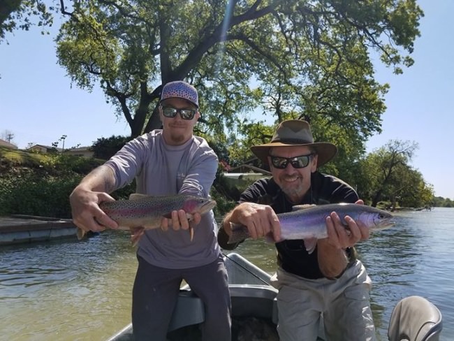 Great day today on the Lower Sac. The river did jump up to 25k today, but the fish didn't care. The fishing doesn't get any better than this, plenty of fish to go around.

Dates still available April and May if you are looking to get out.

Tight Lines 
Brian 

#norcalflyguides #northerncaliforniaflyfishingguides
#northerncaliforniaflyfishingguide
#lowersac #norcalflyfishing #flyfishing #tugisthedrug #seewhatsoutthere #tightlines #catchandrelease #findyourwater #repyourwater #keepumwet #clackacraft #proloks #simmsfishing #sage #rioproducts #hardy #lamsonreels #redington #tfo
Custom Drift Marine Fly Fishing Specialties Off the Hook Fly Fishing Fly Fishing Northern California Northern California Fly Fishing Forum